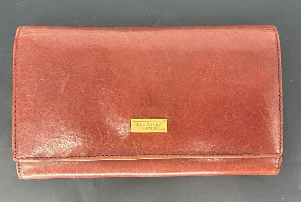 Lee Sands Collection Smooth Butter Soft Wallet CCSlips KissLock Coin Paper Slips
